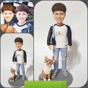 Custom Handmade Your 3D portrait Art Doll